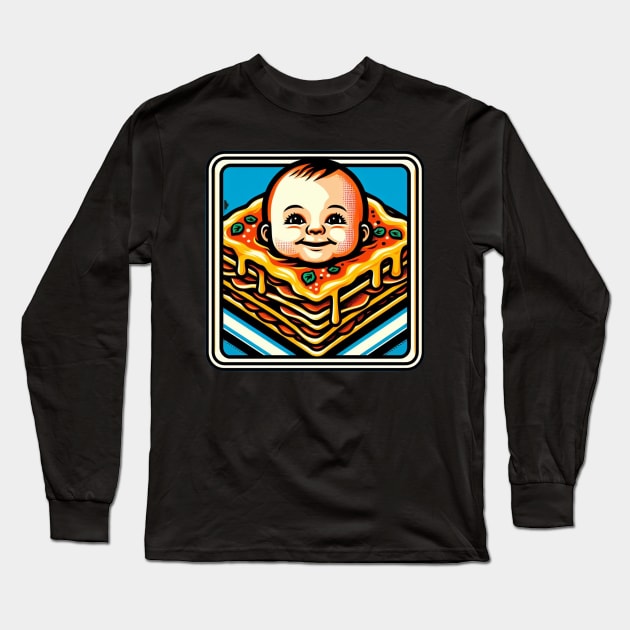 baby lasagna Long Sleeve T-Shirt by Anthony88